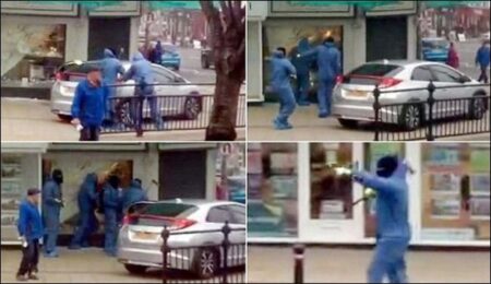 نجاة بائع مجوهرات من الموت بعد السطو على بضاعته من طرف ملثمين نجاة بائع مجوهرات من الموت بعد السطو على بضاعته من طرف ملثمين