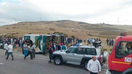 تفاصيل حادثة سير أصيب فيها 21 طالبا من “التجديد الطلابي”، 7 حالتهم خطيرة تفاصيل حادثة سير أصيب فيها 21 طالبا من "التجديد الطلابي"، 7 حالتهم خطيرة