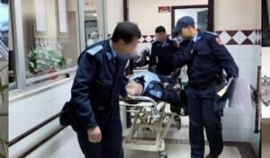 عااجل:انفجار دراجة نارية لرجل أمن خلال قافلة للشرطة متجهة للعيون لتأمين الزيارة الملكية 7 بوليسي