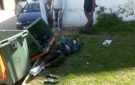(+صورة)العثور على جثة شخص مجهول في حاوية أزبال