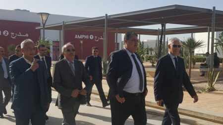 (+صور)الداودي يزور اوراش ابن زهر ويلح على الحفاظ على خط تنموي تصاعدي