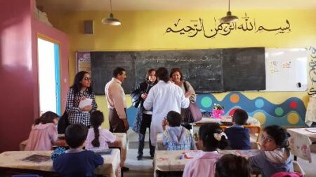 لجنة من اليونسيف وسفارة كندا في زيارة لمدرسة بأكادير