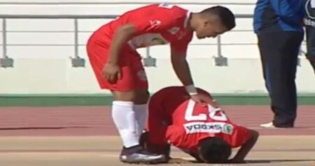+فيديو الأهداف:حسنية أكادير يلحق الهزيمة بضيفه أولمبيك خريبكة و يعمق من جراحه في مؤخرة الترتيب