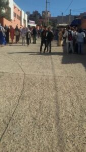 عاجل بأكادير:إصابة عامل صعقا بالكهرباء والألطاف الإلهية تحول دون وقوع كارثة أمام إعدادية بأكادير 9 سلك 5