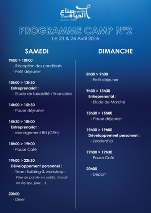 Programme camp2