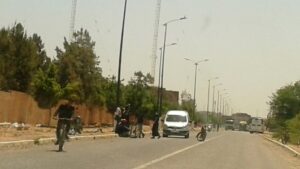 حادثة سير خطيرة بمقربة من ثانوية المعرفة بايت ملول