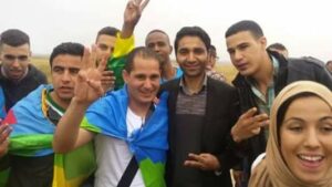عاجل وبالصور:الإفراج عن المناضل الأمازيغي “مصطفى أوسايا “من السجن