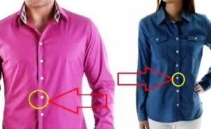 ما السبب في وضع أزرار النساء على اليسار والرجال على اليمين؟