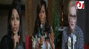 شاهد زوجة أوباما تجالس فتيات مغربيات