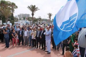 +صور:شاطىء أكادير يحرز على العلامة الدولية “اللواء الأزرق”