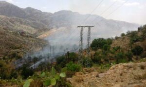 اشتوكة أيت باها:حريق مهول يأتي على هكتارات من الغطاء النباتي، ويحولها إلى رماد