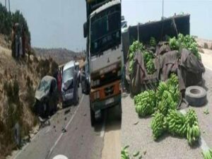 (+صور)إصابة 5 أشخاص في حادث سير بأكادير بين سيارتين وشاحنة وهذه هي التفاصيل