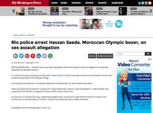 عاجل:الألعاب الأولمبية تهتز على وقع فضيحة جنسية بطلها مغربي‏