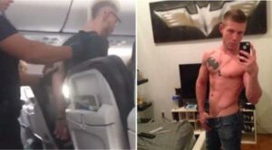 مصير شاب حاول تقبيل مضيفتين في الطائرة