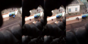 خطير بالصور:لصان يسرقان مواطن بالقوة ثم يضعانه في صندوق القمامة وهذه هي التفاصيل