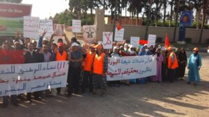 عمال ضيعة البورة و منيوة بتارودانت ينتفضون ضد أساليب القمع والترهيب