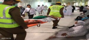 السعودية تعلن عن إنقاذ 170 حاجا ومصليا تعرضوا لأضرار بدنية سببها الإجهاد والسقوط والإعياء