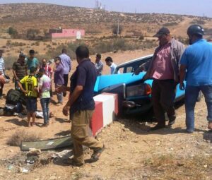 عاجل..إنقلاب “طاكسي” بطريق الموت تارودانت/ ايت ملول يخلف جرحى(فيديو وصور)