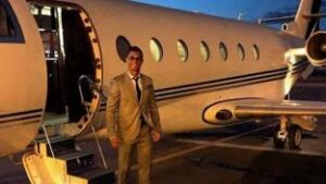 +صو:تحطم طائرة اللاعب كريستيانو رونالدو ببرشلونة