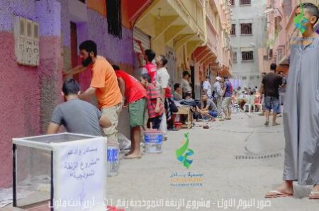 بالصور:جمعية بادر تنفد أول زنقة نموذجية بحي أزرو- أيت ملول