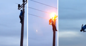 مختل عقليا تعود على الصعود لعمود الكهربائي بزاكورة يفارق الحياة بطريقة مأساوية