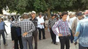 تارودانت:وقفة تضامنية مع التلميذةضحية اغتصاب استاذها داخل مؤسسة تعليمية بتارودانت