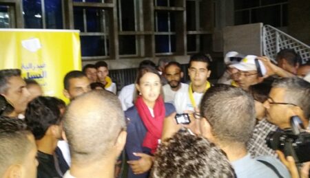 (+فيديو)اليسارية نبيلة منيب تحل بأكادير لدعم رفاقها في محطة 7 أكتوبر