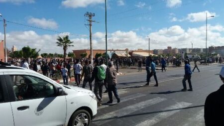 نايضة باشتوكة:اعتقالات تعقب أعمال العنف و الحرائق بجماعة سيدي بيبي