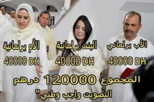 +صور:أصغر برلمانية رفقة أبيها و أمها بالبرلمان تثير تعليقات الفايسبوكيين