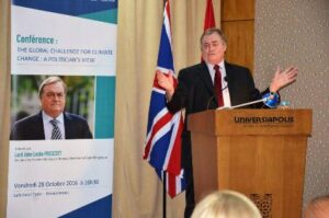 “الرهان الشمولي للتغيرات المناخية”محور محاضرة لنائب رئيس الوزراء البريطاني الأسبق بأكادير