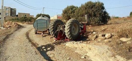 جرار يودي بحياة طفل عمره 5 سنوات إثر سقوطه أثناء عملية حرث ضيعة فلاحية