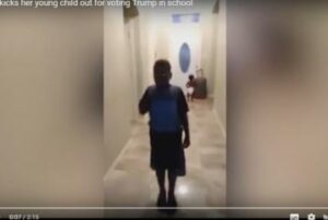 أم تطرد طفلها من البيت لتأييده دونالد ترامب