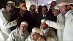 بنكيران و شباط رفقة فرقة عبيدة الرمى في حفل زفاف ابن لشكر