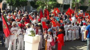 تلاميذ المدارس بأكادير يحتفلون بذكرى المسيرة الخضراء بطريقة خاصة