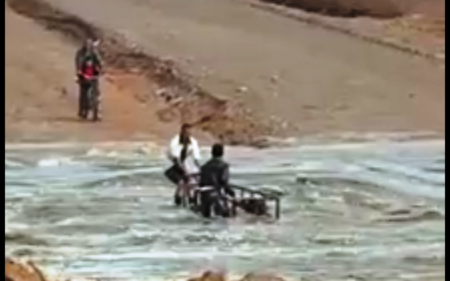 +فيديو مؤثر: لحظة غرق شاب بواد سوس