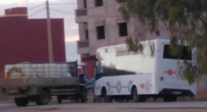 ذعر كبير وسط مسافرين بعد اصطدام شاحنة بحافلة للنقل الحضري