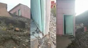 حياة تلاميذ دوار تونيرت بتارودانت في خطر بعد انهيار جزء من سور مدرستهم