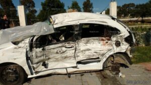 بالصور:فاجعة طرقية تزهق أرواح أفراد أسرة بكاملها وهذا هو عدد القتلى