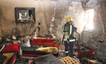 معطيات جديدة لفاجعة الحريق الذي أودى بحياة 3 أطفال من أسرة واحدة بالداخلة وإيداع جثث الضحايا مستودع الأموات بالمستشفى الجهوي الحسن الثاني