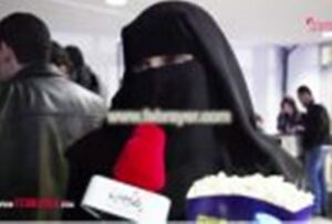 (+فيديو)المنقبة التي قالت لحسن الفد أنت زوين وكتفرحني