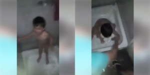 (+فيديو مؤلم)شخص يختطف طفلا ويعذبه بطريقة مروعة لابتزاز أهله وجني المال