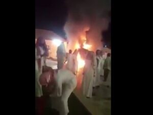 +فيديو صادم : حفل زفاف يتحول إلى كارثة بسبب حريق مهول!