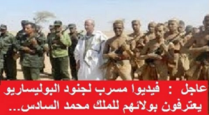 عاجل : فيديوا مسرب لجنود البوليساريو يعترفون بولائهم للملك محمد السادس…..