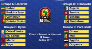 موعد وبرنامج مباريات المنتخب الوطني بأمم إفريقيا الغابون 2017