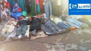 أوضاع صحية مزرية لعمال مضربين باشتوكة ايت بها ونداءت بالتدخل قبل حدوث كارثة إنسانية‎