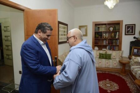 عاجل:(+صور):بنكيران يستقبل أخنوش لتشكيل الحكومة