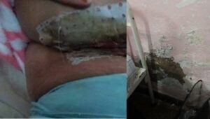 مرفق بالصور:صور صادمة لسيدة حامل داخل قسم الولادة تهز الفيسبوك