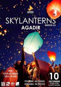شاطىء أكادير يحتضن الدورة الثانية من احتفالية  skylaterns  يوم السبت المقبل