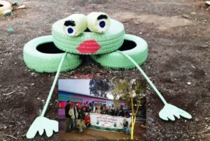 شباب أكادير يزيِّنون مدرسة قروية “بالبْنَاوَات” ويحوِّلونها إلى تحفة فنية