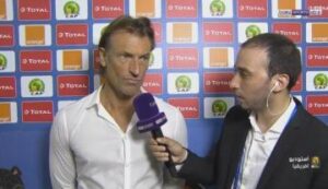 هيرفي رونار يبرر الهزيمة القاسية أمام مصر